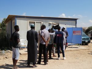 Distribution Camp in Libya