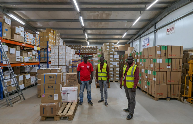 Plateforme logistique dans l'humanitaire gérée par l'ONG, Première Urgence Internationale