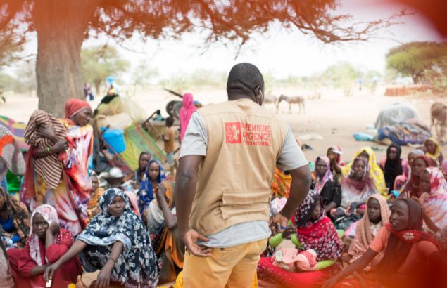 Les équipes de Première Urgence Internationale interviennent auprès des réfugiés soudanais au Tchad.