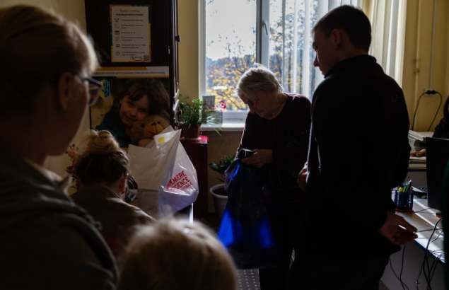 aide humanitaire en Ukraine de l'ONG Première Urgence Internationale