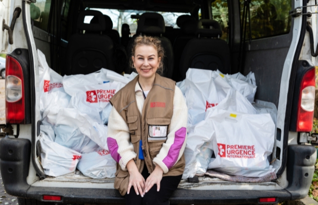 aide humanitaire en Ukraine de l'ONG Première Urgence Internationale